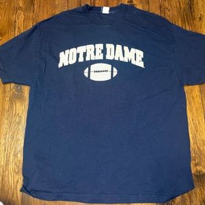 notre dame football tee